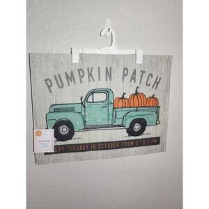 Perfect Harvest Fall Doormat Rug Pumpkin Patch Indoor/Outdoor 18”x24”New